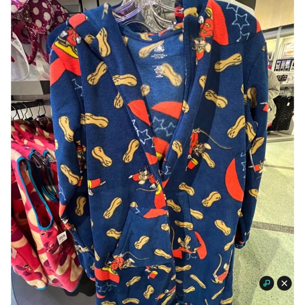 Disney Parks Timothy Q. Mouse (Dumbo) hooded robe